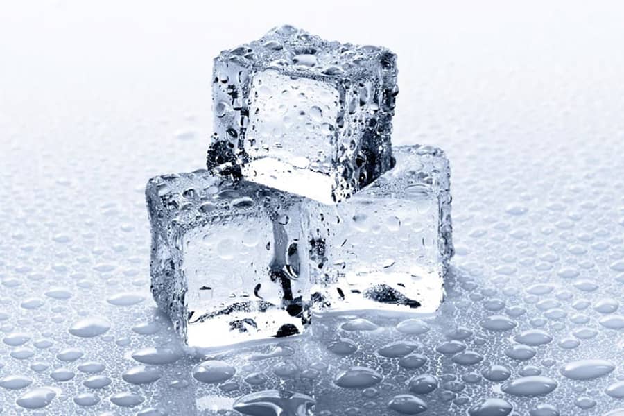 What unusual thing happens to water when it freezes?
